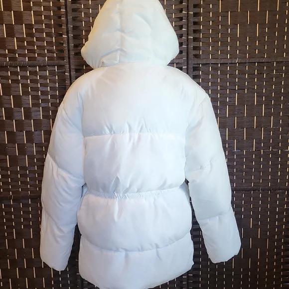 H&M Light Blue Puffer Jacket - Picture 7 of 9
